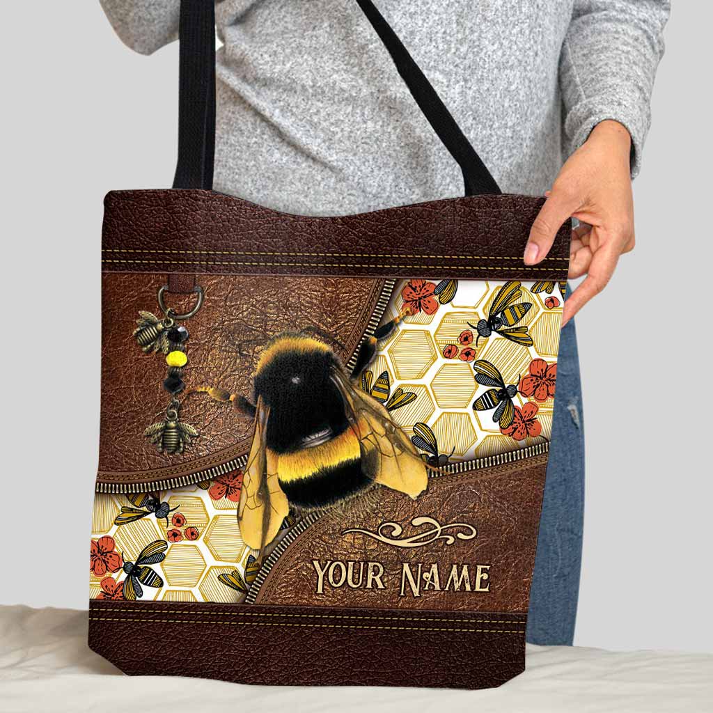 Bee Personalized  Tote Bag