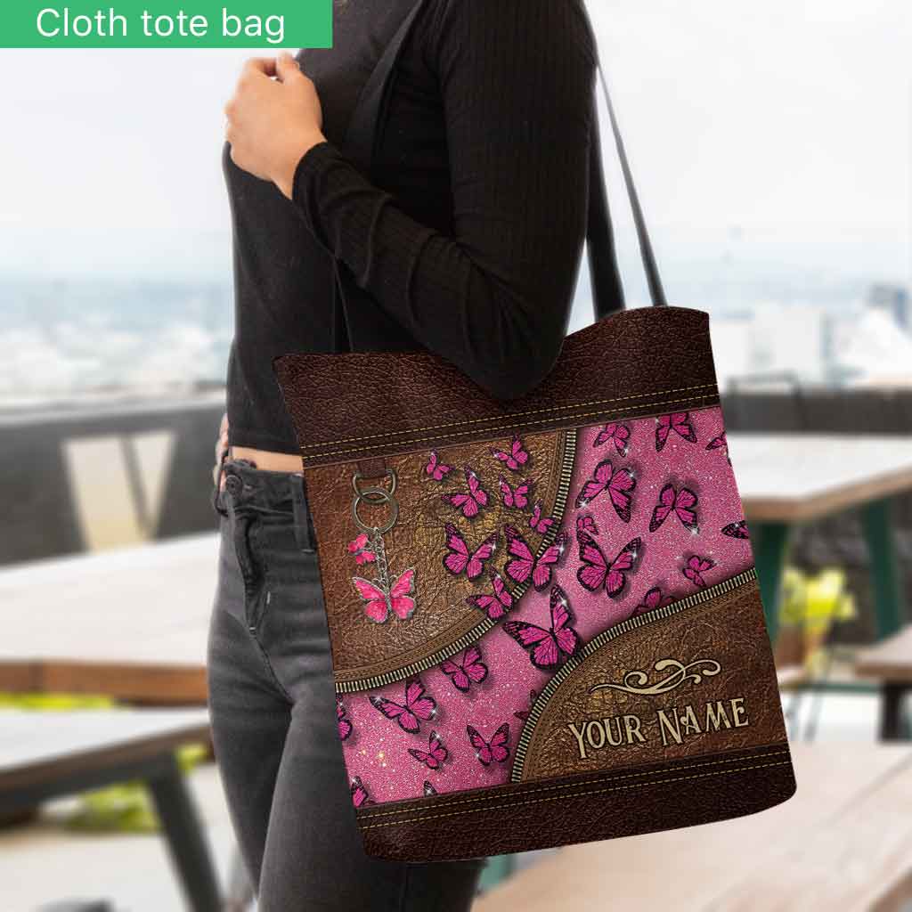 Butterfly Personalized  Tote Bag