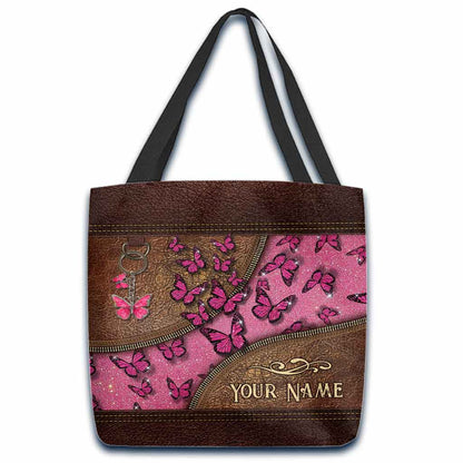 Butterfly Personalized  Tote Bag