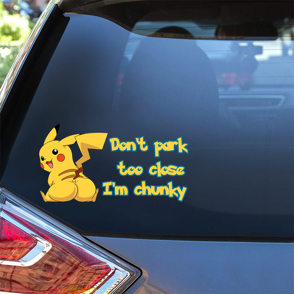 Don't Park Too Close - Personalized Monster Trainer Decal Full