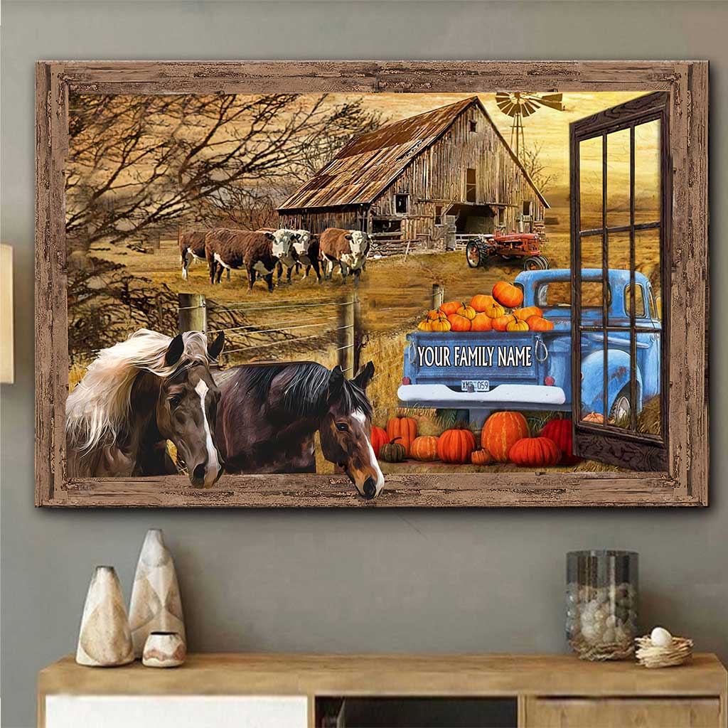 Country Road Take Me Home - Personalized Horse Canvas And Poster