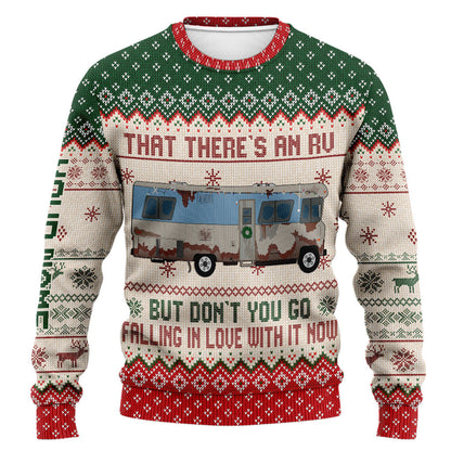 That There's An RV - Personalized Christmas Sweater