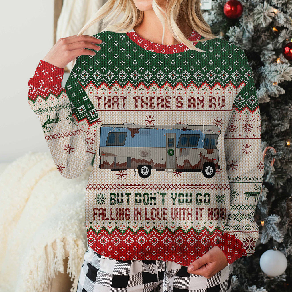 That There's An RV - Personalized Christmas Sweater