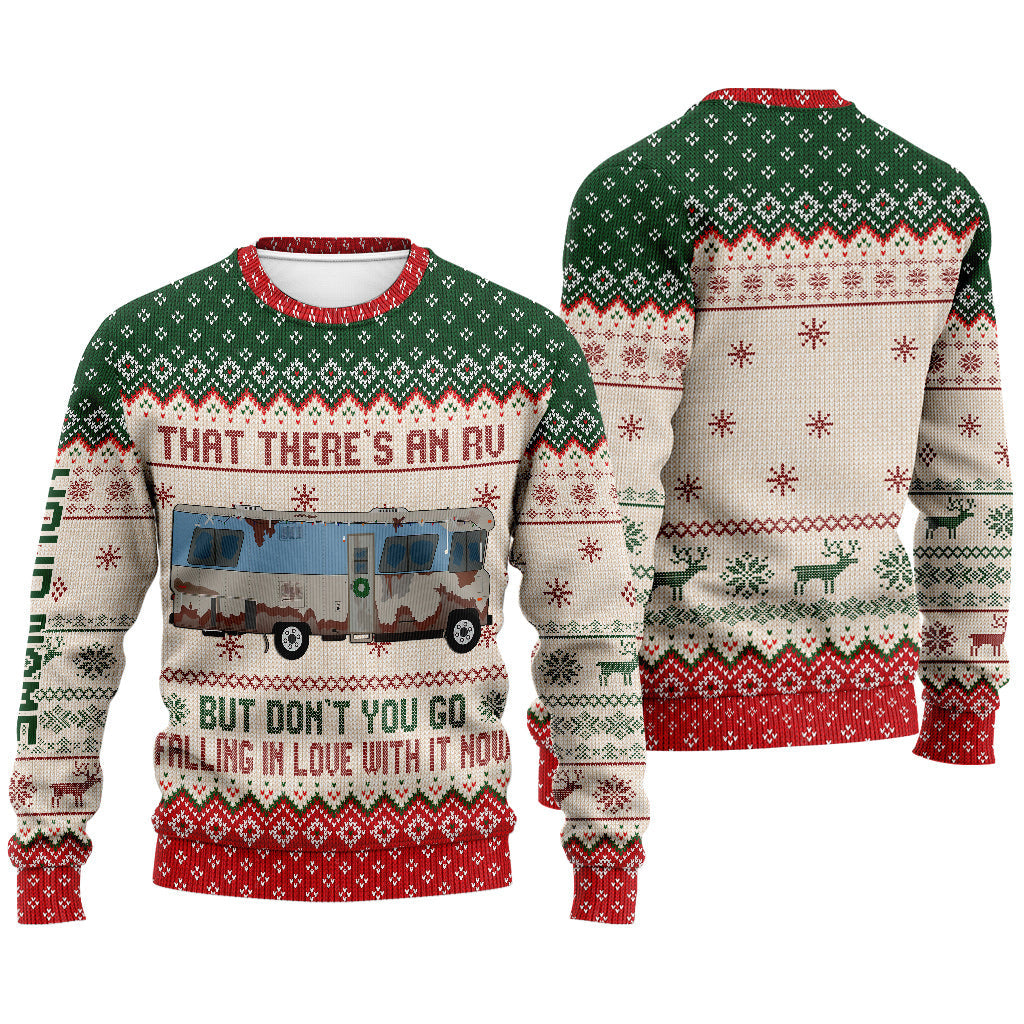 That There's An RV - Personalized Christmas Sweater