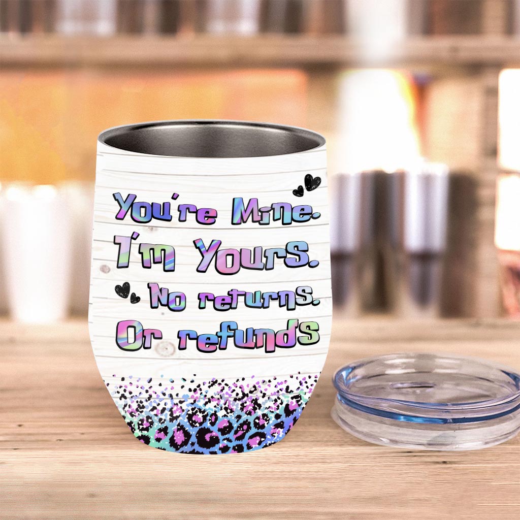 Ohana Hologram - Personalized Ohana Wine Tumbler