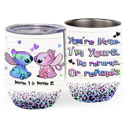 Ohana Hologram - Personalized Ohana Wine Tumbler