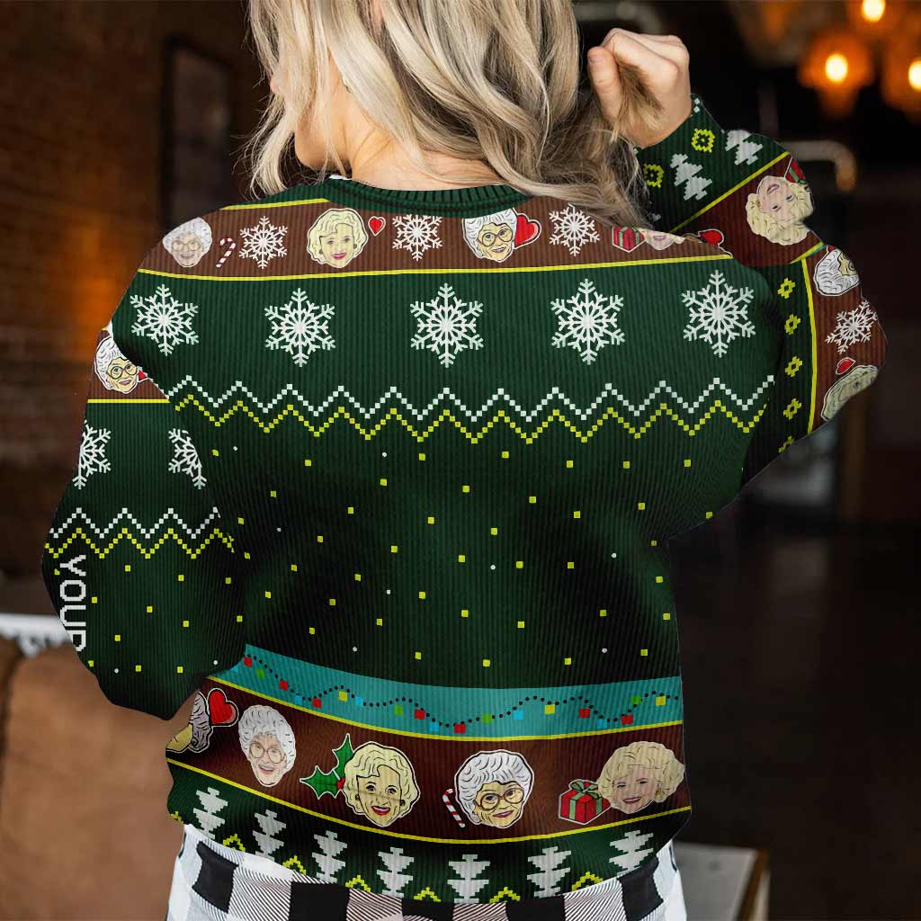 Have Yourself A Golden Christmas - Personalized Sweater