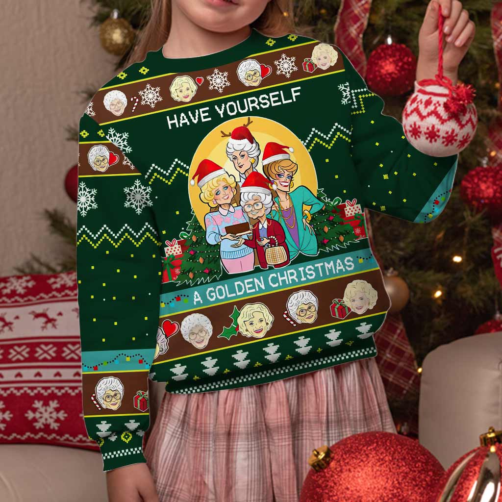 Have Yourself A Golden Christmas - Personalized Sweater