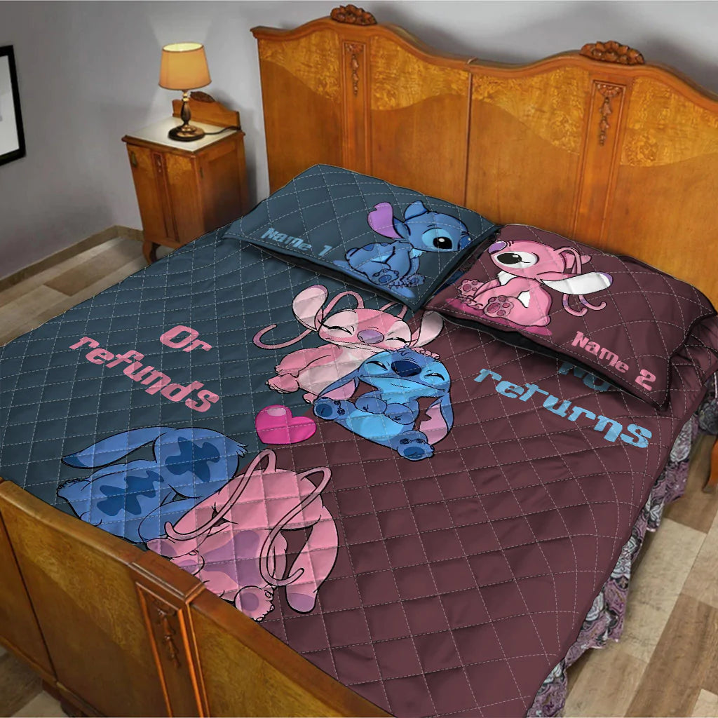 I'm Yours - Personalized Couple Ohana Quilt Set