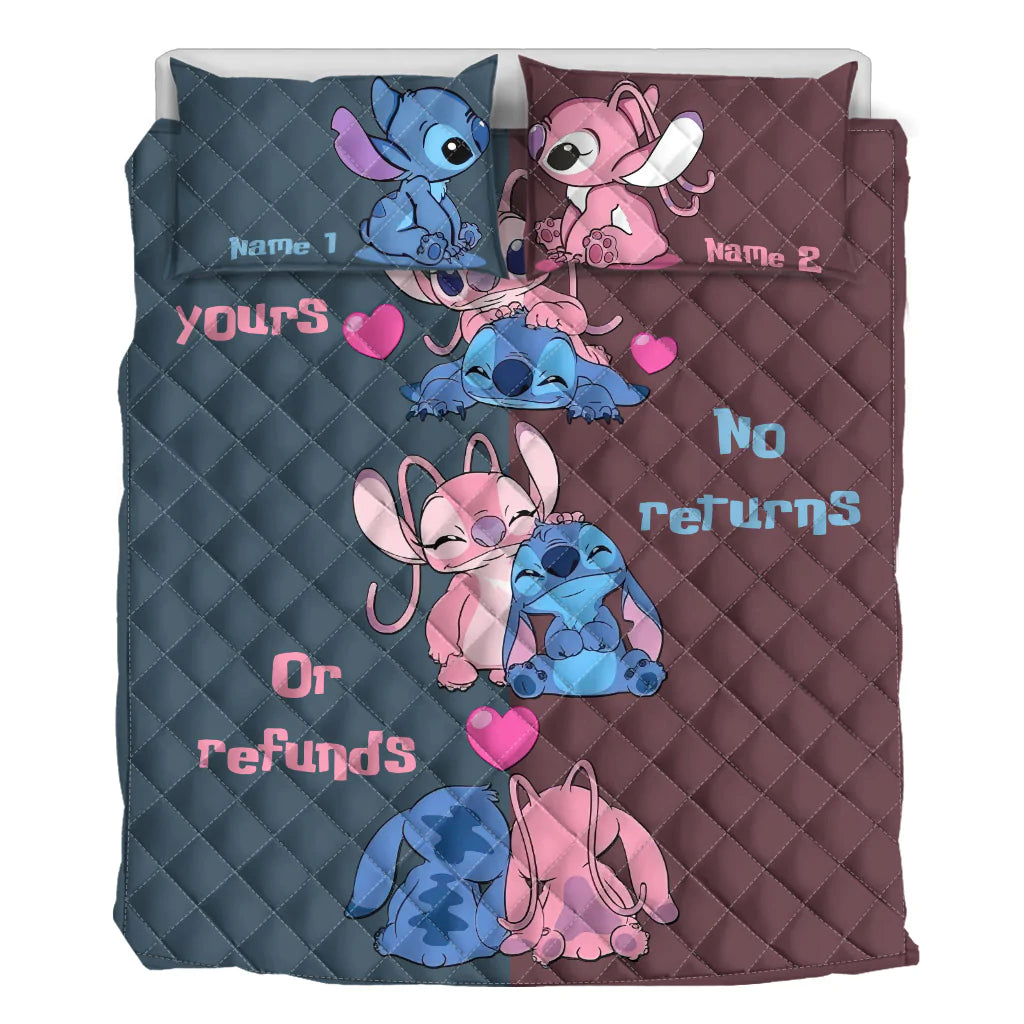 I'm Yours - Personalized Couple Ohana Quilt Set