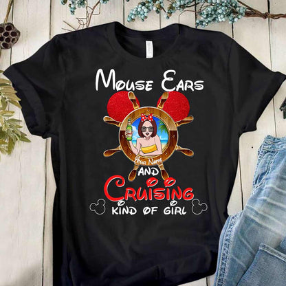 Mouse Ears & Cruising - Personalized T-shirt and Hoodie