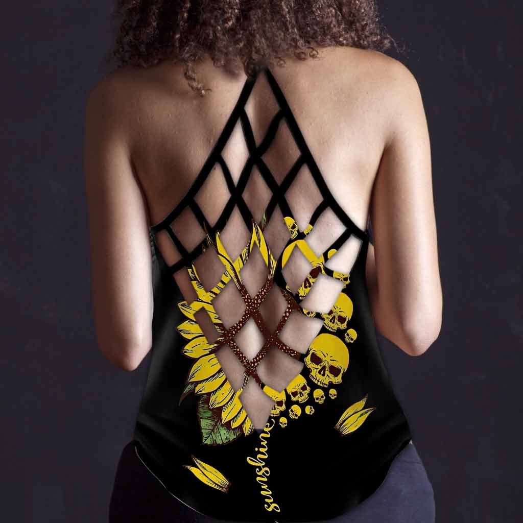 Sunshine  - Skull Cross Tank Top 062021