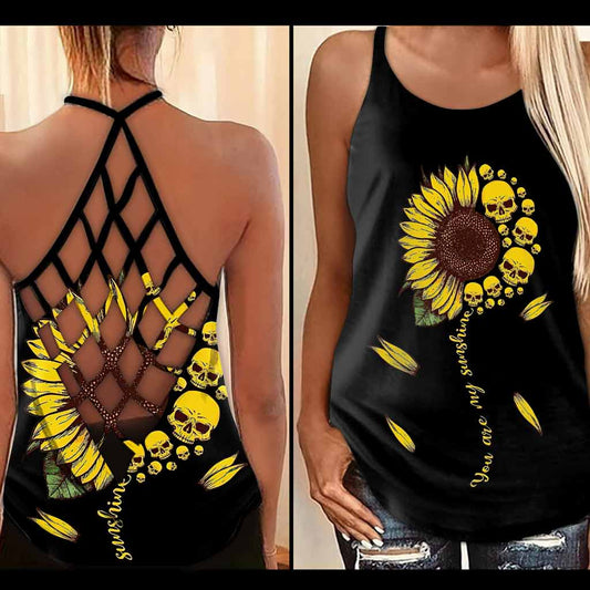 Sunshine  - Skull Cross Tank Top 062021