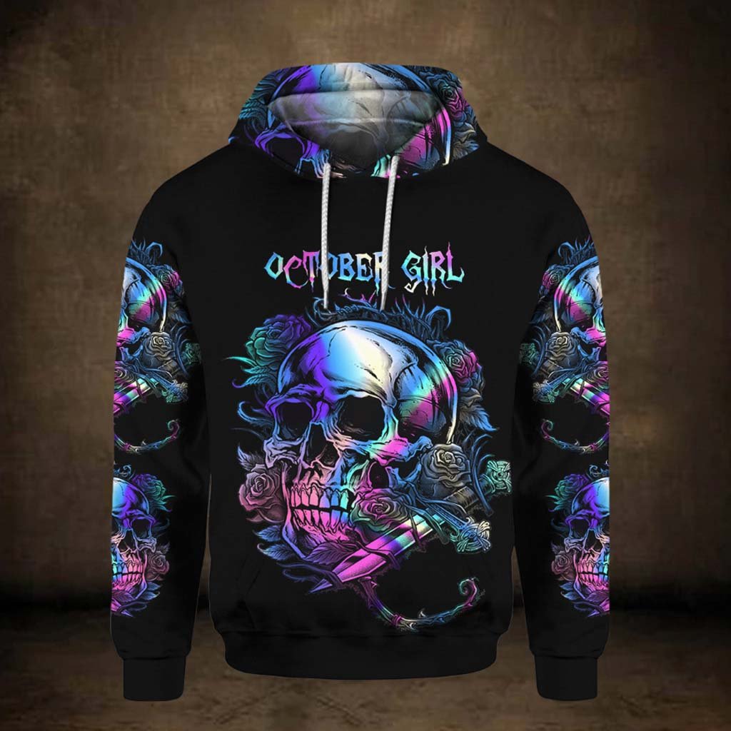Skull Hoodie All Over T-shirt and Hoodie 062021