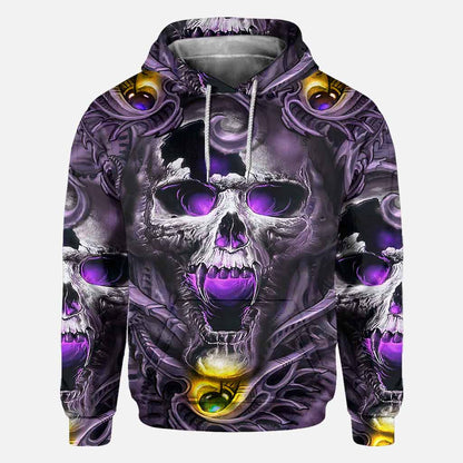 Skull All Over All Over T-shirt and Hoodie 062021