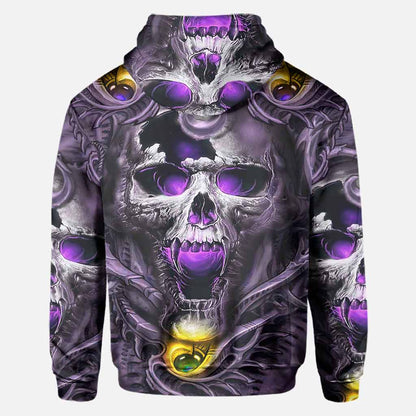 Skull All Over All Over T-shirt and Hoodie 062021