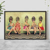 Hairdresser Vintage Ladies Poster 062021