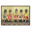 Hairdresser Vintage Ladies Poster 062021