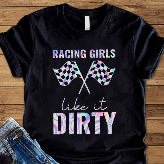 Racing Girls T-shirt And Hoodie 062021