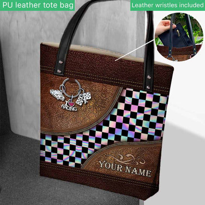 Racing Girls Personalized  Tote Bag 062021