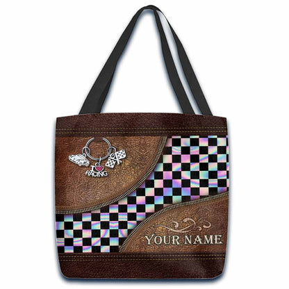 Racing Girls Personalized  Tote Bag 062021