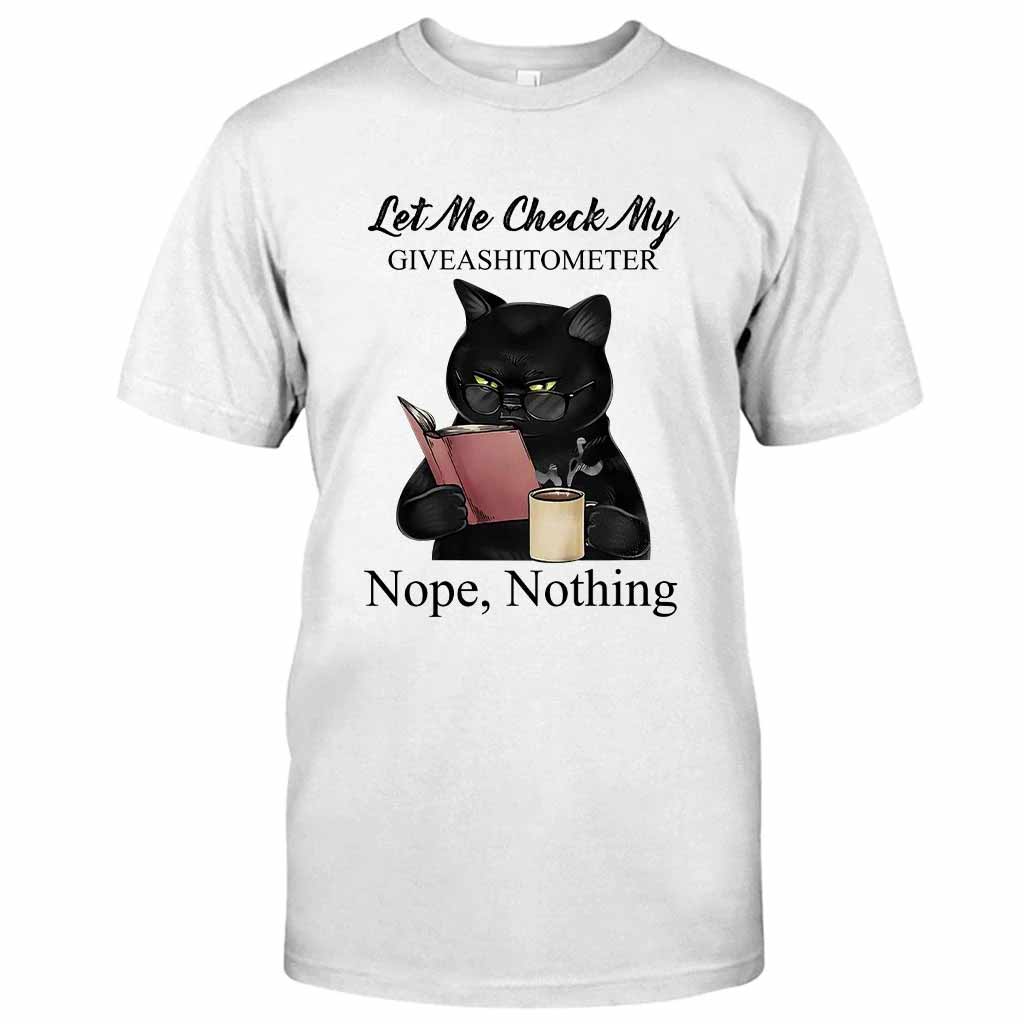 Let Me Check  - Black Cat T-shirt And Hoodie 062021