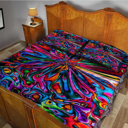 Psychedelic - Hippie Quilt Set