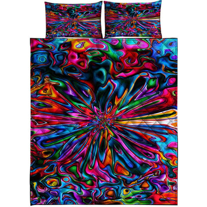 Psychedelic - Hippie Quilt Set