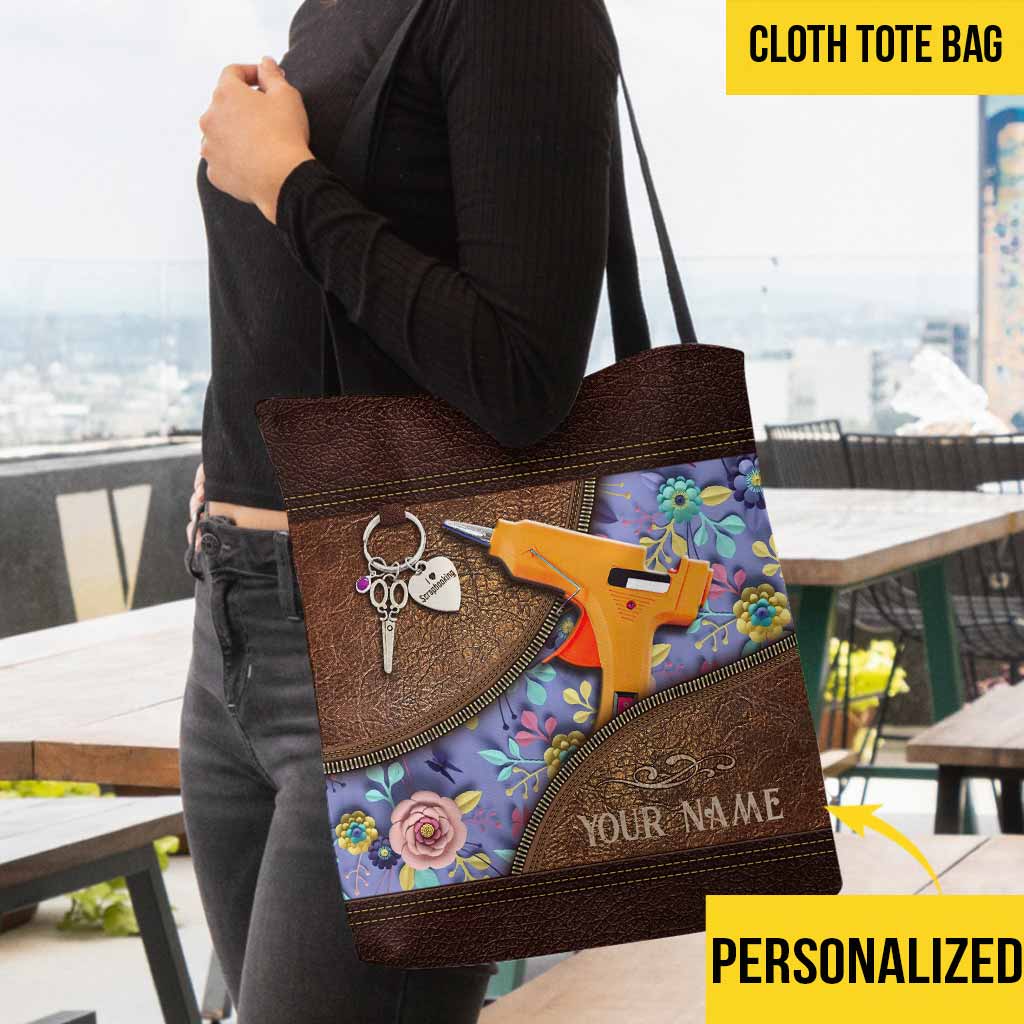 Scrapbook Life Personalized  Tote Bag