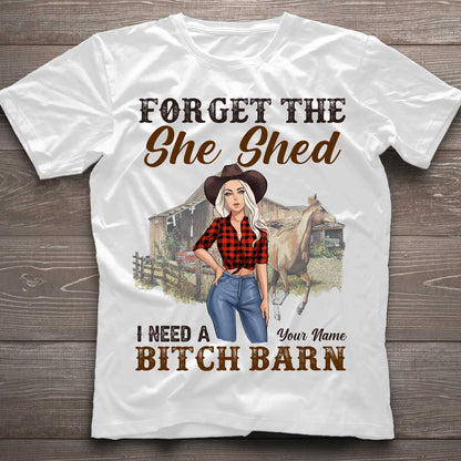 Horse Girl Barn - Personalized T-shirt and Hoodie