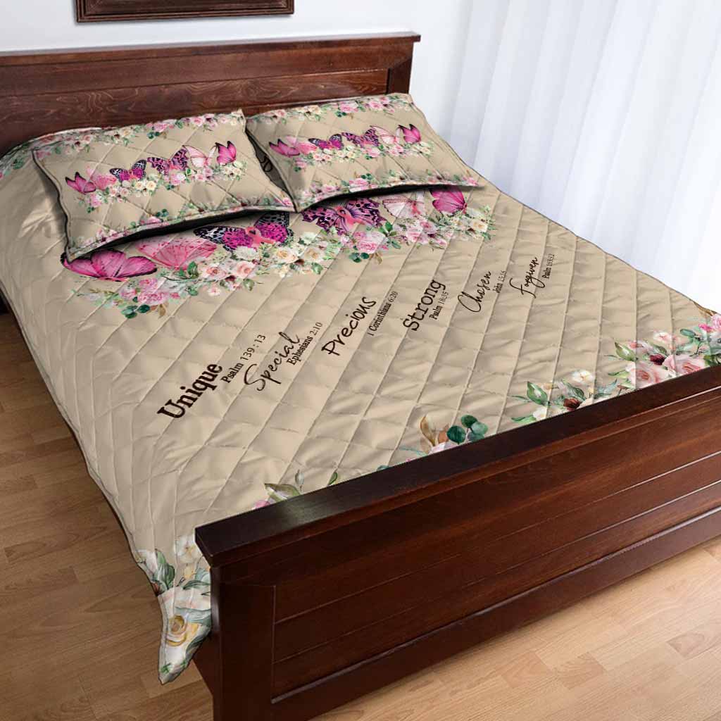 God Says You Are  - Breast Cancer Awareness Quilt Set