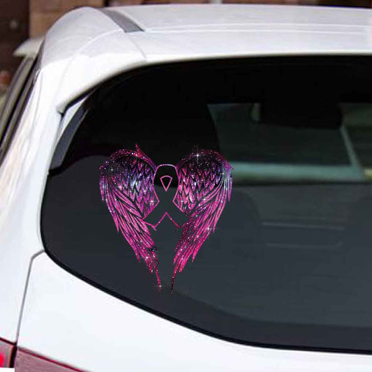 Wings  - Breast Cancer Awareness Decal Full 072021