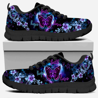 Faith Hope Love - Alzheimer Awareness Sneakers 072021