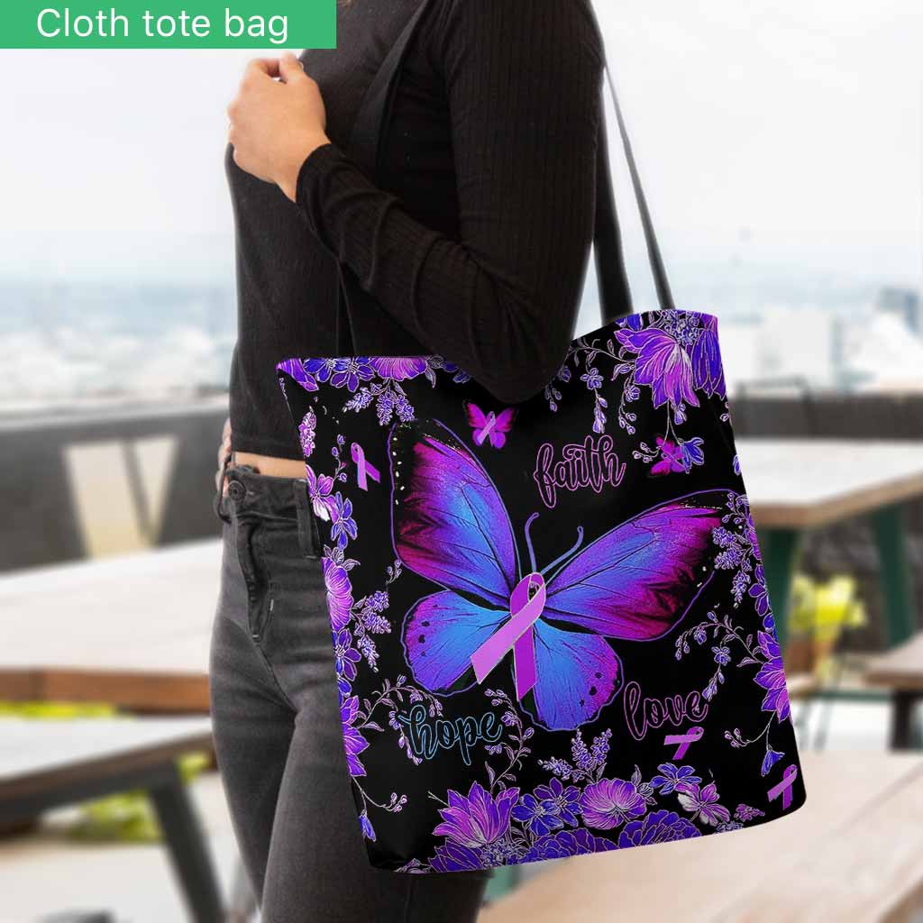 Faith Hope Love - Alzheimer Awareness Tote Bag 072021