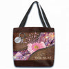 Faith Hope Love - Breast Cancer Awareness Personalized Tote Bag