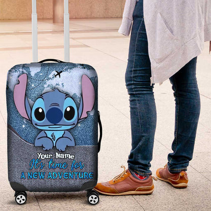 It's Time For A New Adventure - Personalized Ohana Luggage Cover
