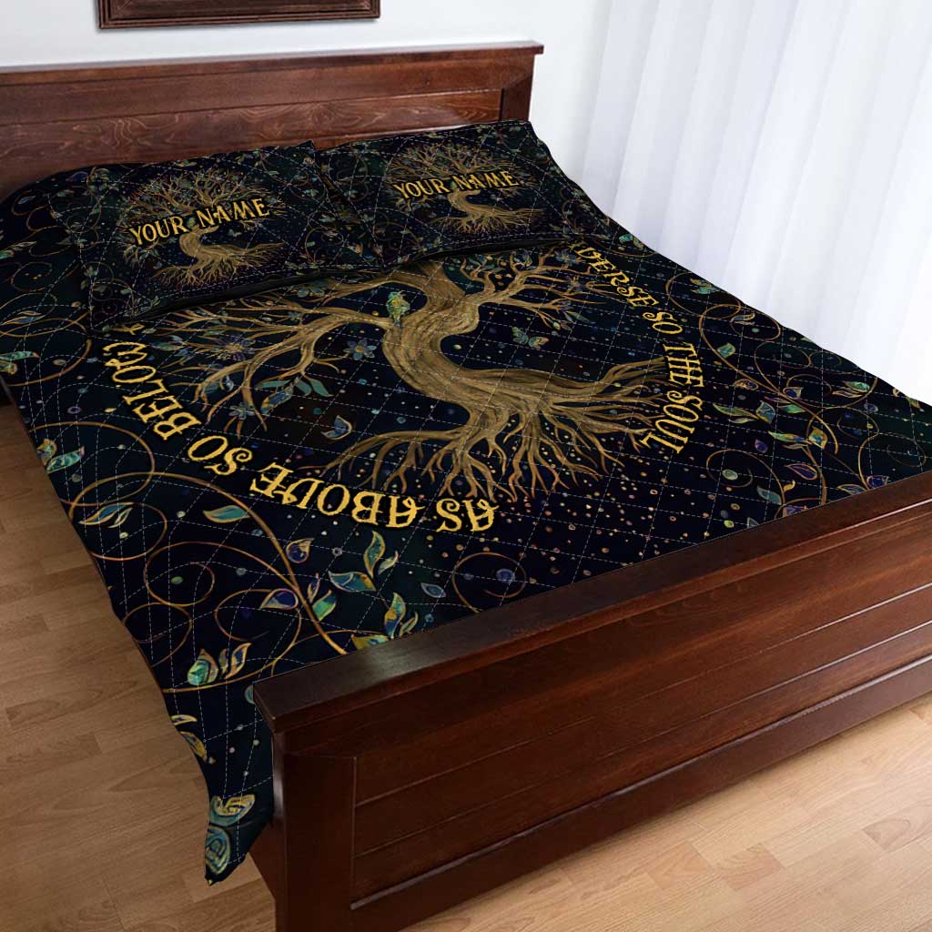 As Above So Below - Personalized Witch Quilt Set