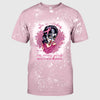 In October We Wear Pink - Breast Cancer Awareness Handmade Bleached Shirts
