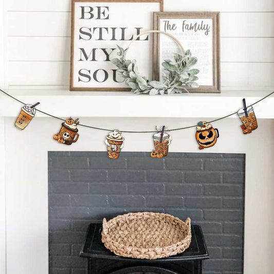 Nightmare Latte - Halloween Nightmare 6 Pieces Garland