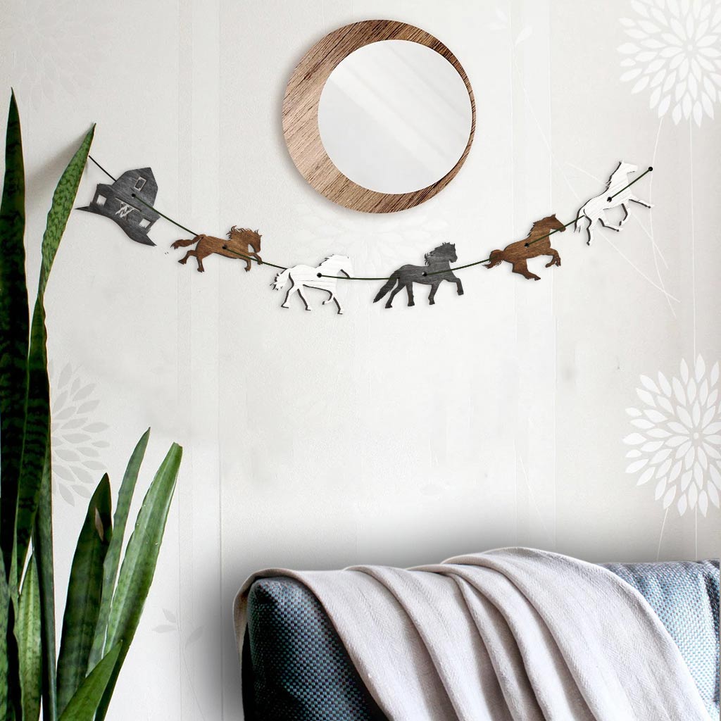 Love Horses - Horse 6 Pieces Garland