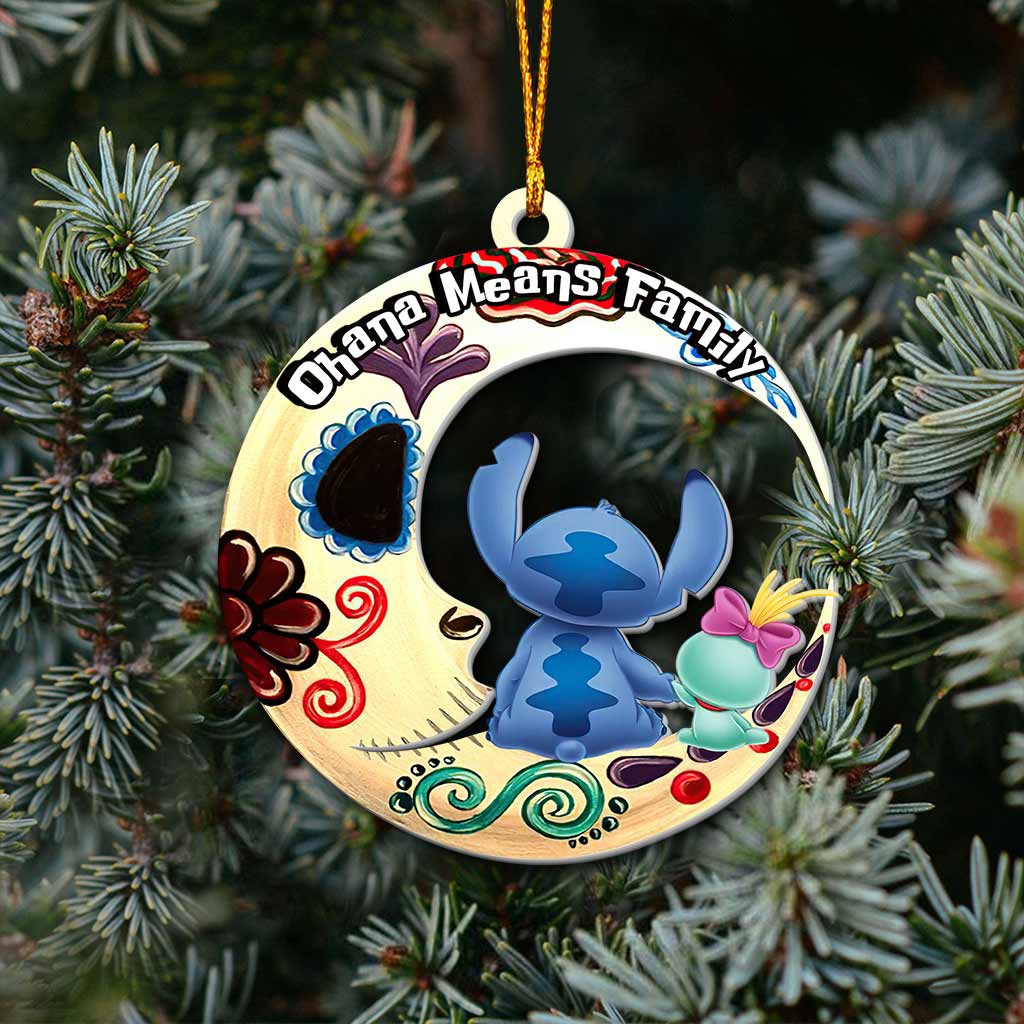 Ohana Means Family - Ohana Ornament (Printed On Both Sides)
