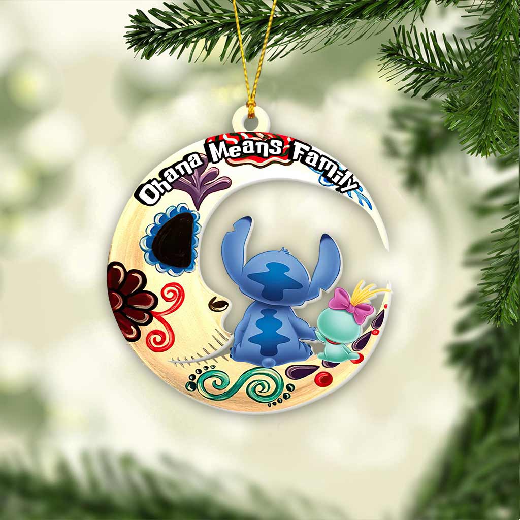 Ohana Means Family - Ohana Ornament (Printed On Both Sides)