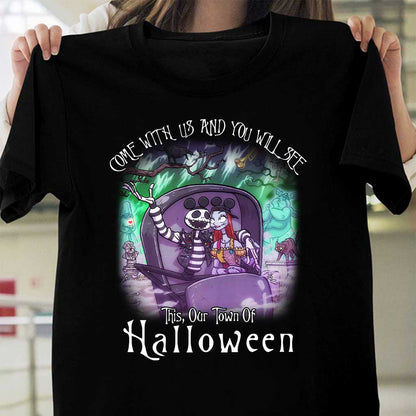 Come With Us - Halloween Nightmare T-shirt and Hoodie