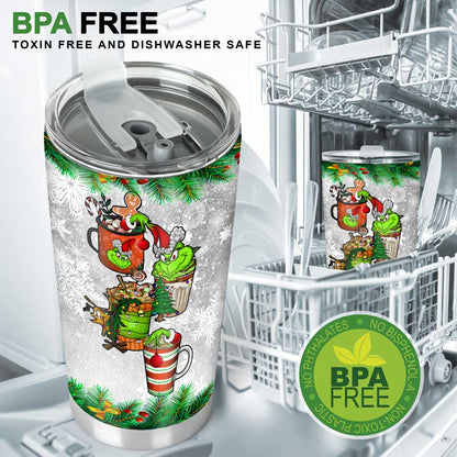 DNA Test - Personalized Christmas Stole Christmas Tumbler