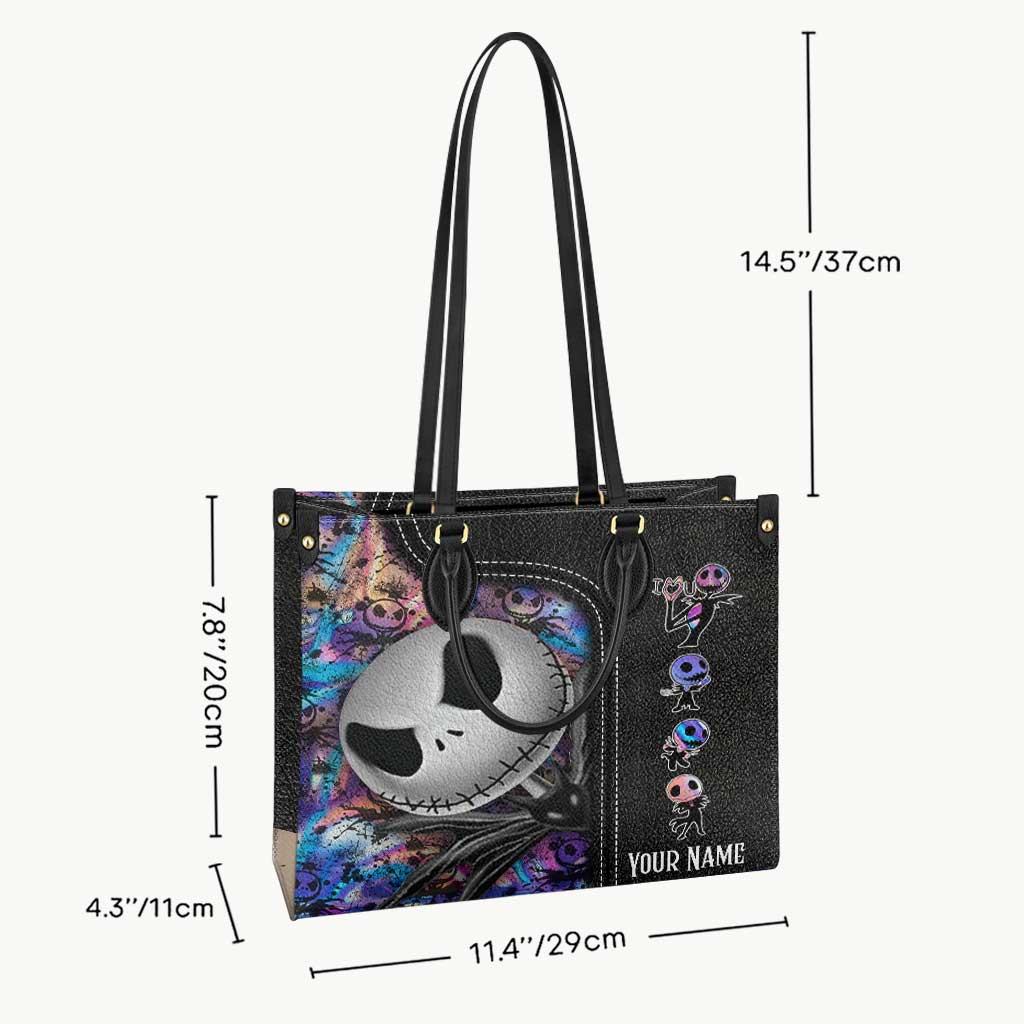 Nightmares - Personalized Nightmare Leather Handbag