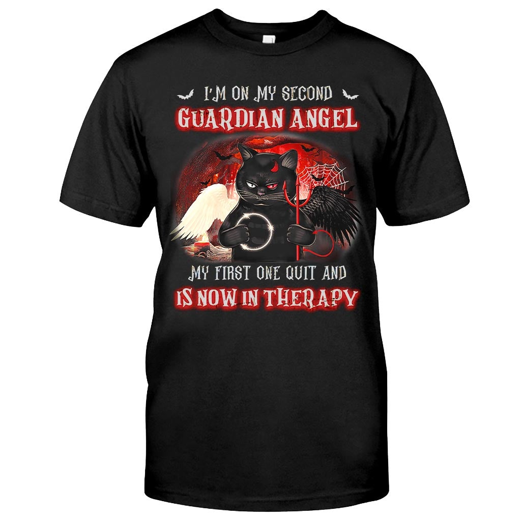 I'm On My Second Guardian Angel - Sarcasm T-shirt and Hoodie 102021