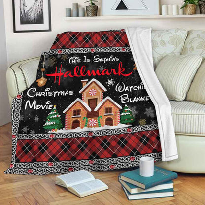 Christmas Movies Watching Blanket - Personalized Christmas Blanket