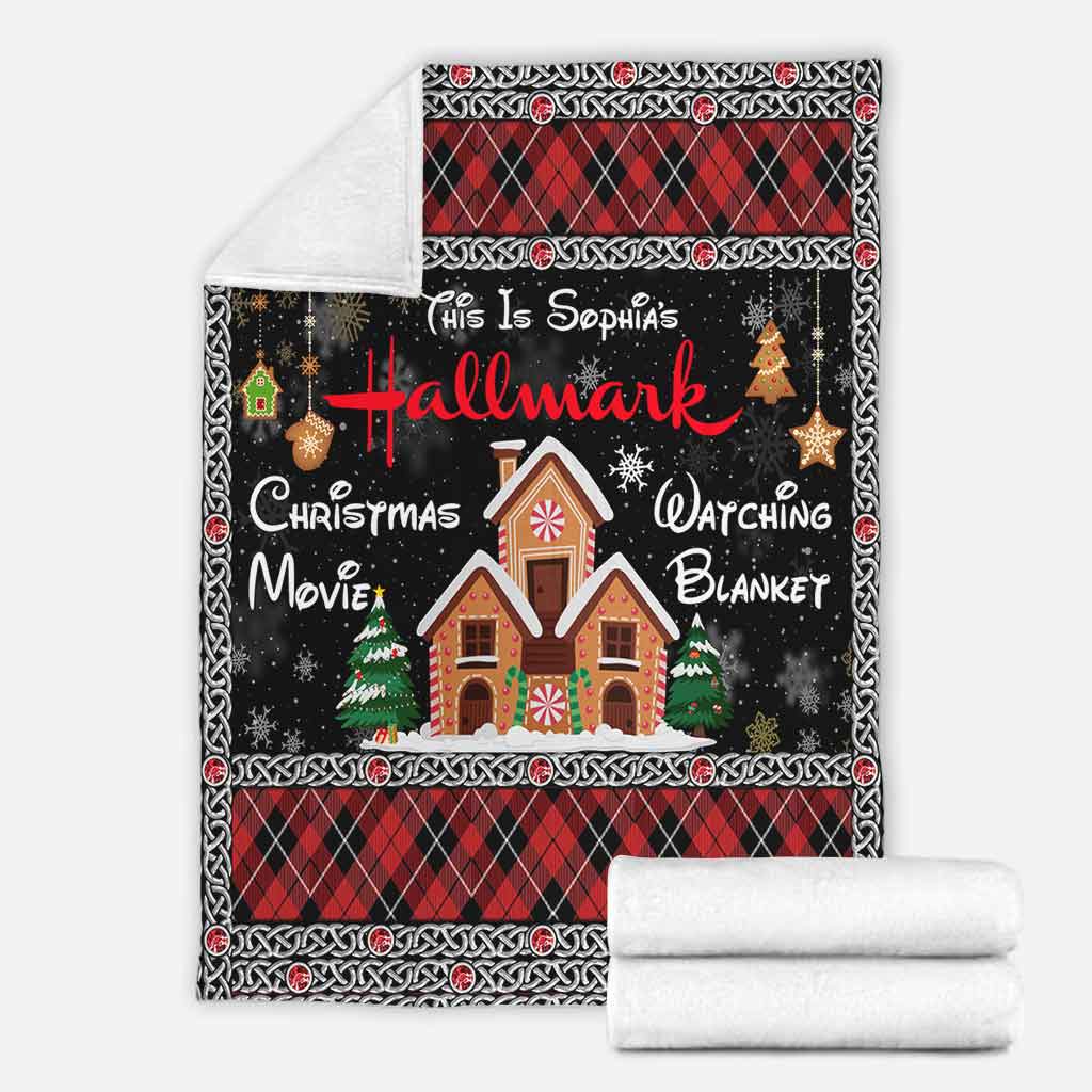 Christmas Movies Watching Blanket - Personalized Christmas Blanket