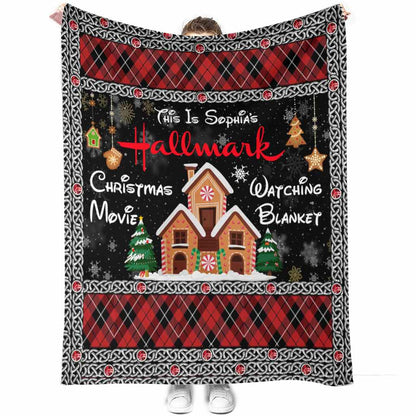 Christmas Movies Watching Blanket - Personalized Christmas Blanket