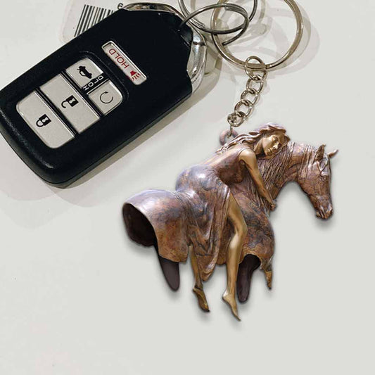 Love Horses - Keychain (Printed On Both Sides)